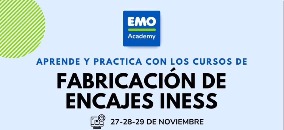 Curso practico en fabricación de Encaje INESS por TRINYTEC (27-28-29 NOV 2024) y NUEVA convocatoria ENERO/25